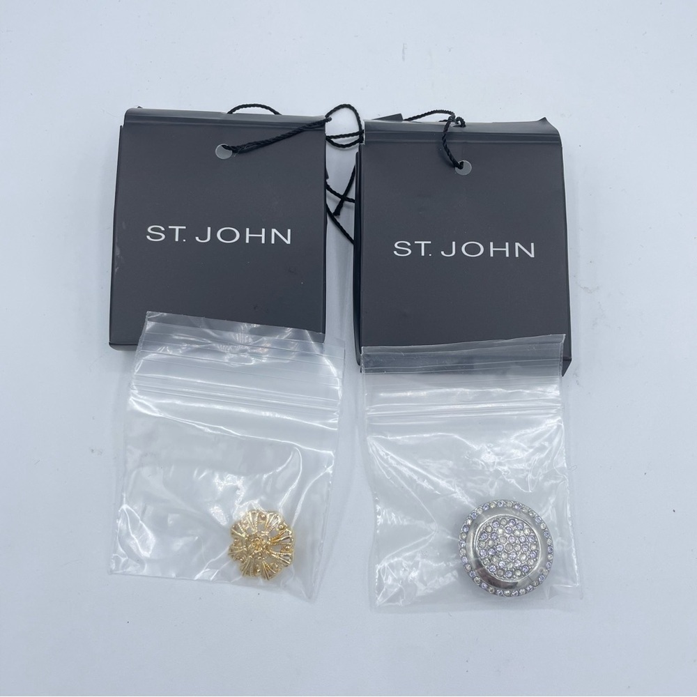 NWT Two St. John Replacement Buttons OS